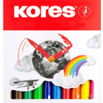 Potlood-stiftenset Korello 2-in-1, etui met 10 stuks