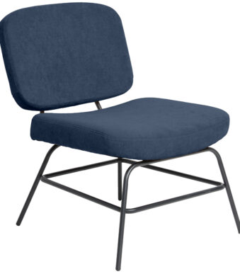 Paperflow bezoekerstoel Curve, blauw