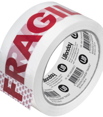 Breekbare verpakkingstape, 50 mm x 66 m