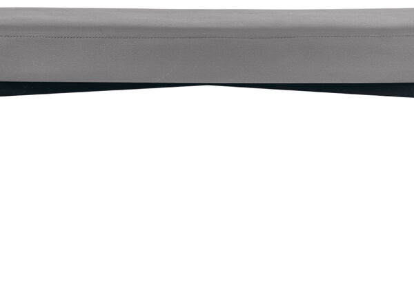 Zitbank GAIA, groot model, kunstleren bekleding, muisgrijs