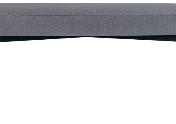 Paperflow zitbank Gaia, maat L, stoffen bekleding, muisgrijs