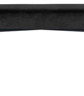 Bank GAIA, maat L, fluweelomhulsel, zwart