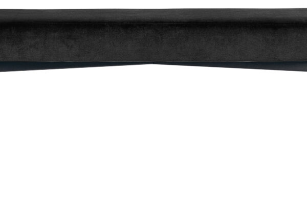 Bank GAIA, maat L, fluweelomhulsel, zwart