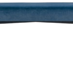 Fluwelen bankje Gaia, groot model, blauw