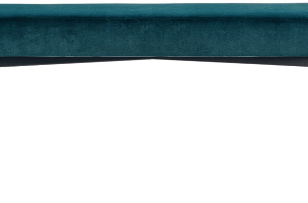 Fluwelen bankje GAIA, groot model, groen