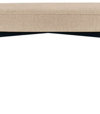 Paperflow bankje Gaia, maat M, stoffen bekleding, ivoor.