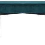 Fluwelen bankje GAIA, maat M, groen.