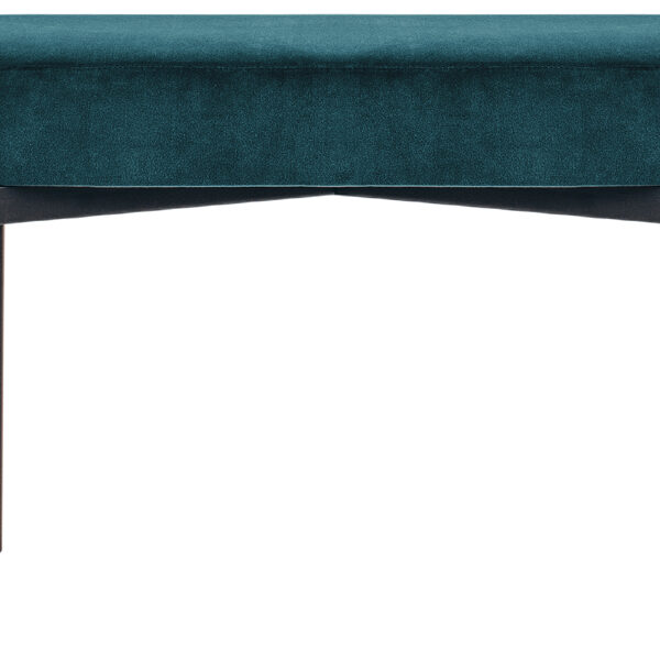 Fluwelen bankje GAIA, maat M, groen.