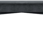 Zitbank GAIA in middelmaat, fluweelstof, antracietgrijs