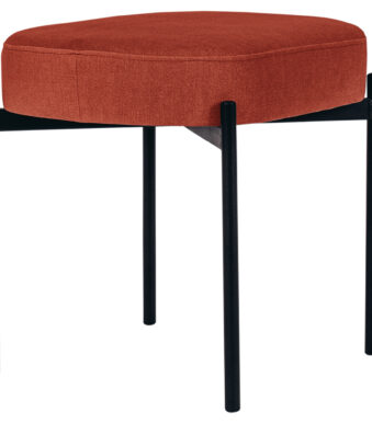 Zitbank Gaia, maat S, stoffen bekleding, bruin