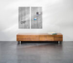 Glazen magnetisch krijtbord 'artverum'