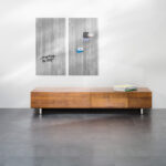 Glazen magnetisch krijtbord 'artverum'