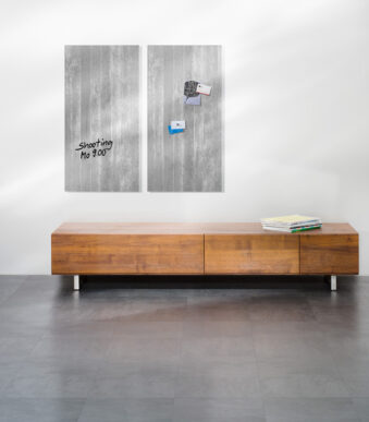 Glazen magnetisch krijtbord 'artverum'