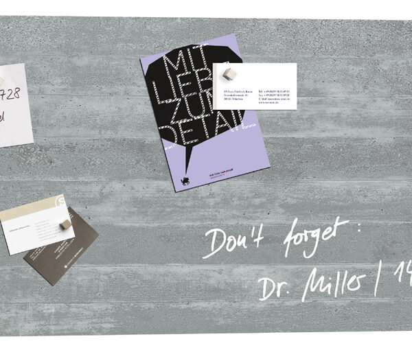 Glazen magnetisch krijtbord 'artverum'