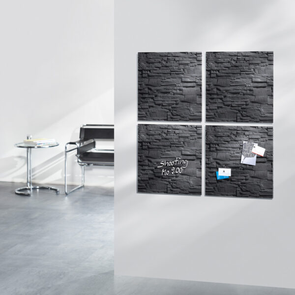 Glazen magneetbord 'artverum' design