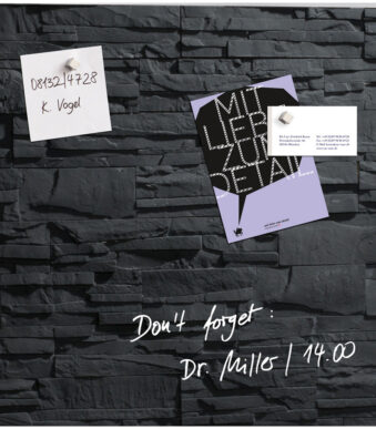 Glazen magneetbord 'artverum' design