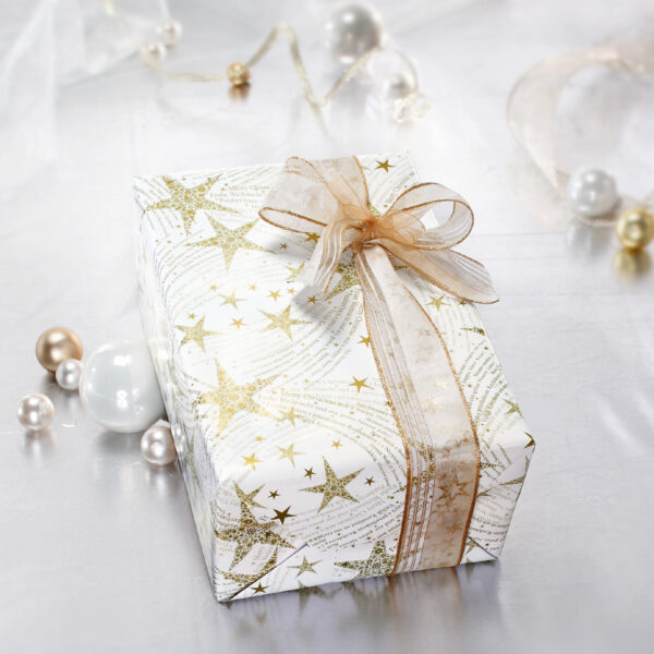 Cadeaupapier rol 'Dansende Sterren'