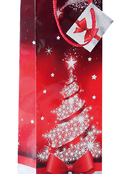 Flessentas 'Sparkling Tree' voor kerst