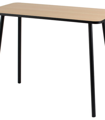 Bureaulamp PAPERFLOW, 1000 mm breed, zwart/beuken