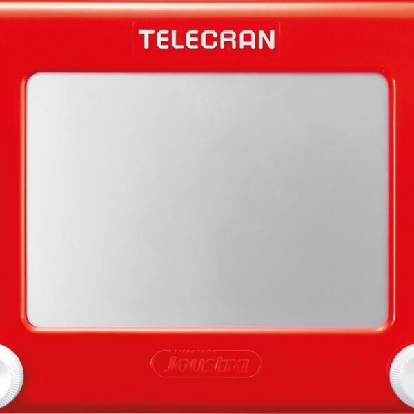 Joustra Tekenplank/Schrijfplank TELECRAN ORIGINEEL, rood