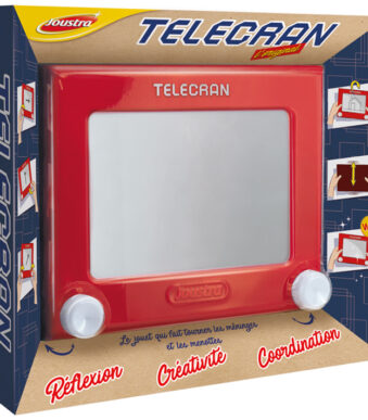 Joustra Tekenplank/Schrijfplank TELECRAN ORIGINEEL, rood