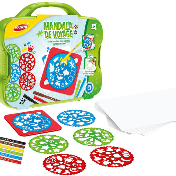Mandala creatieve set in kunststoffen koffer.