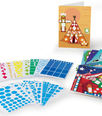 Maxistickervellen, 108 stuks