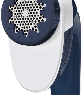 Tefal pluizentrimmer, blauw/wit.