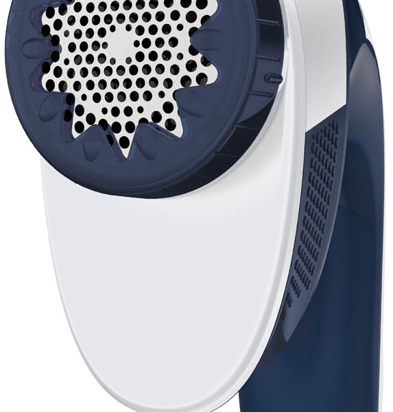 Tefal pluizentrimmer, blauw/wit.