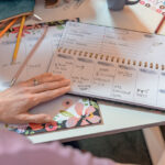 Kalender tafelblad Glitterpret, eeuwigdurend