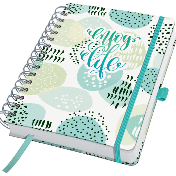 Smaragdgroene inspriratie-bureauagenda