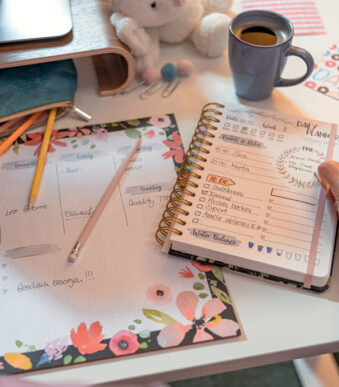 Glinsterende agenda-jaaroverzicht 'Vreugde'