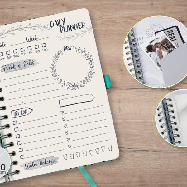 Glinsterende agenda-jaaroverzicht 'Vreugde'