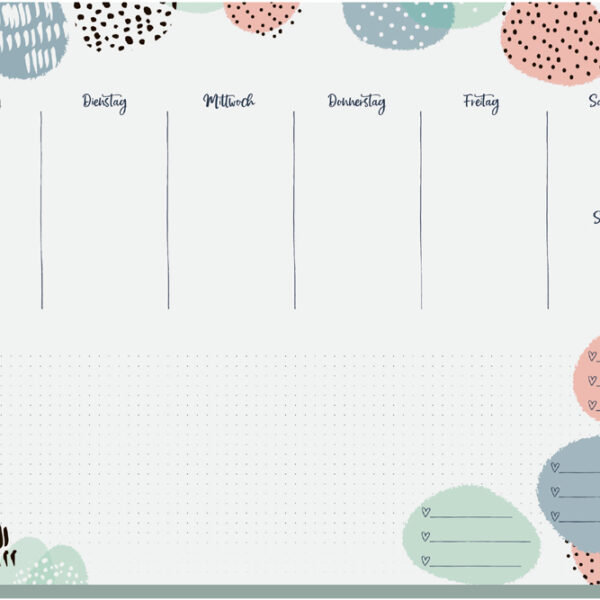 Sigel schrijfonderlegger Jolie 'Rose Inspiration', A3-formaat