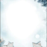 Sneeuwstermotief papier A4, 90 g/m²