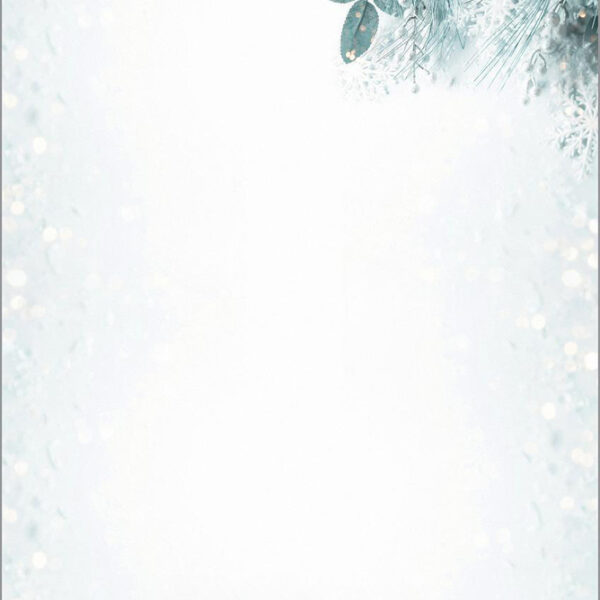 Kerstmotiefpapier eucalyptusmagie, A4, 90 g/m²