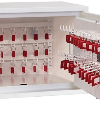 Feniks sleutelkastje Vesting KS0041K, 42 haken, wit