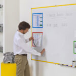 Bi-Office Wit Wandbord Industrie Ultrabright, 90x60 cm