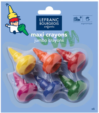 Lefranc Bourgeois Ergonomische Waskrijtetui, 6 stuks