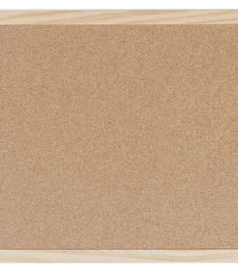 Kurken prikbord met houten lijst, 40 x 30 cm