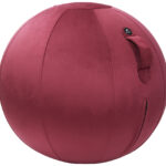 Fluwelen zitbal, bourgondiebruin