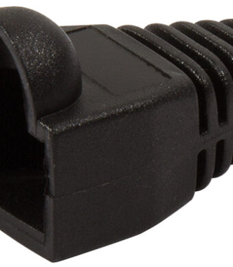 Buigbescherming voor RJ45-stekkers, zwart