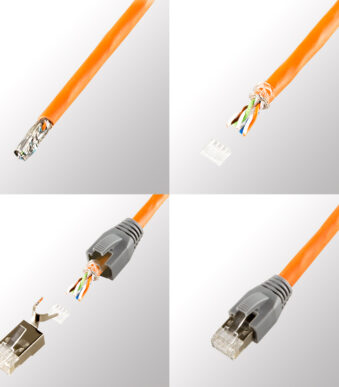 LogiLink RJ45-connector, gecertificeerd voor Cat. 6A/Cat. 8.1, afgeschermd