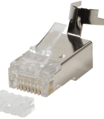 LogiLink RJ45-connector, gecertificeerd voor Cat. 6A/Cat. 8.1, afgeschermd