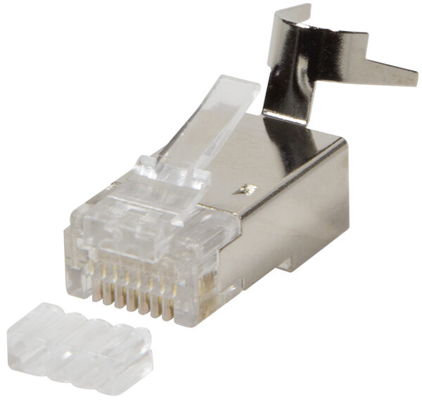LogiLink RJ45-connector, gecertificeerd voor Cat. 6A/Cat. 8.1, afgeschermd