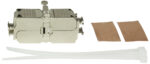 Kant-en-klare kabelconnector STP cat.6A voor veldassemblage
