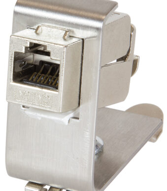 Logikabeldraagsysteen-adapter voor 1 stekkerdoosmodule, metaal