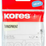 Kores Memoblokken - Transparant, blanco