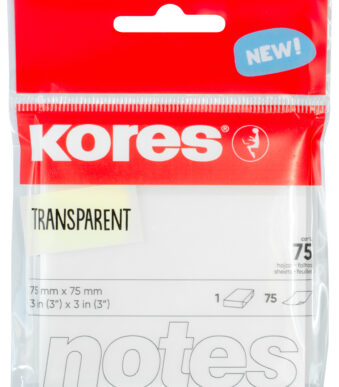 Kores Memoblokken - Transparant, blanco