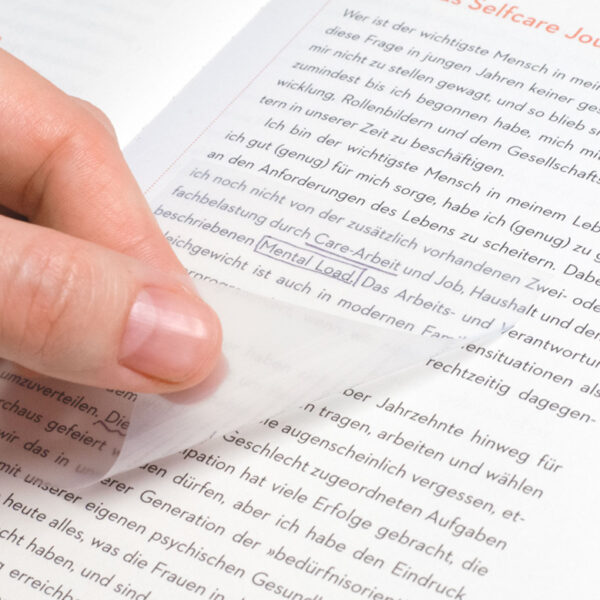 Kores Memoblokken - Transparant, blanco